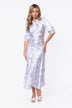 Audrey Dress Short Sleeve (White/Blue)