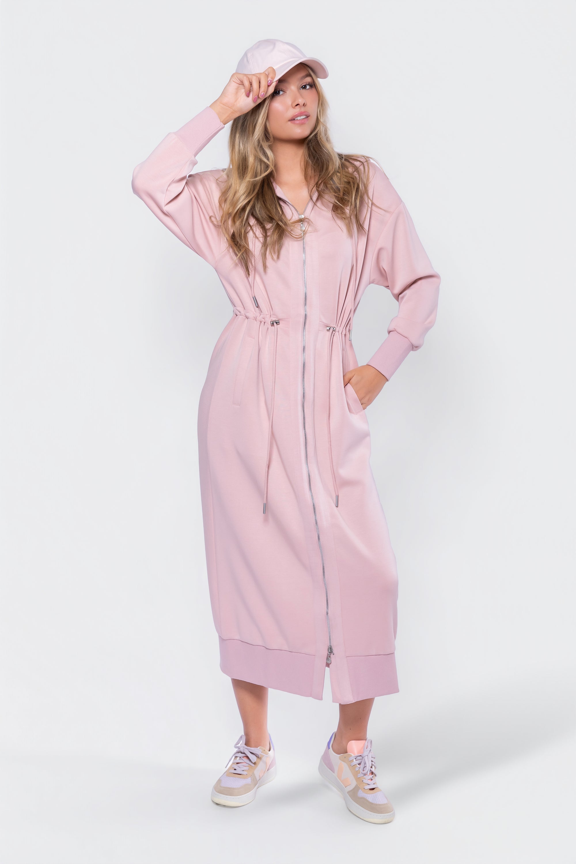 Mina Dress 50" (Pink Blush)