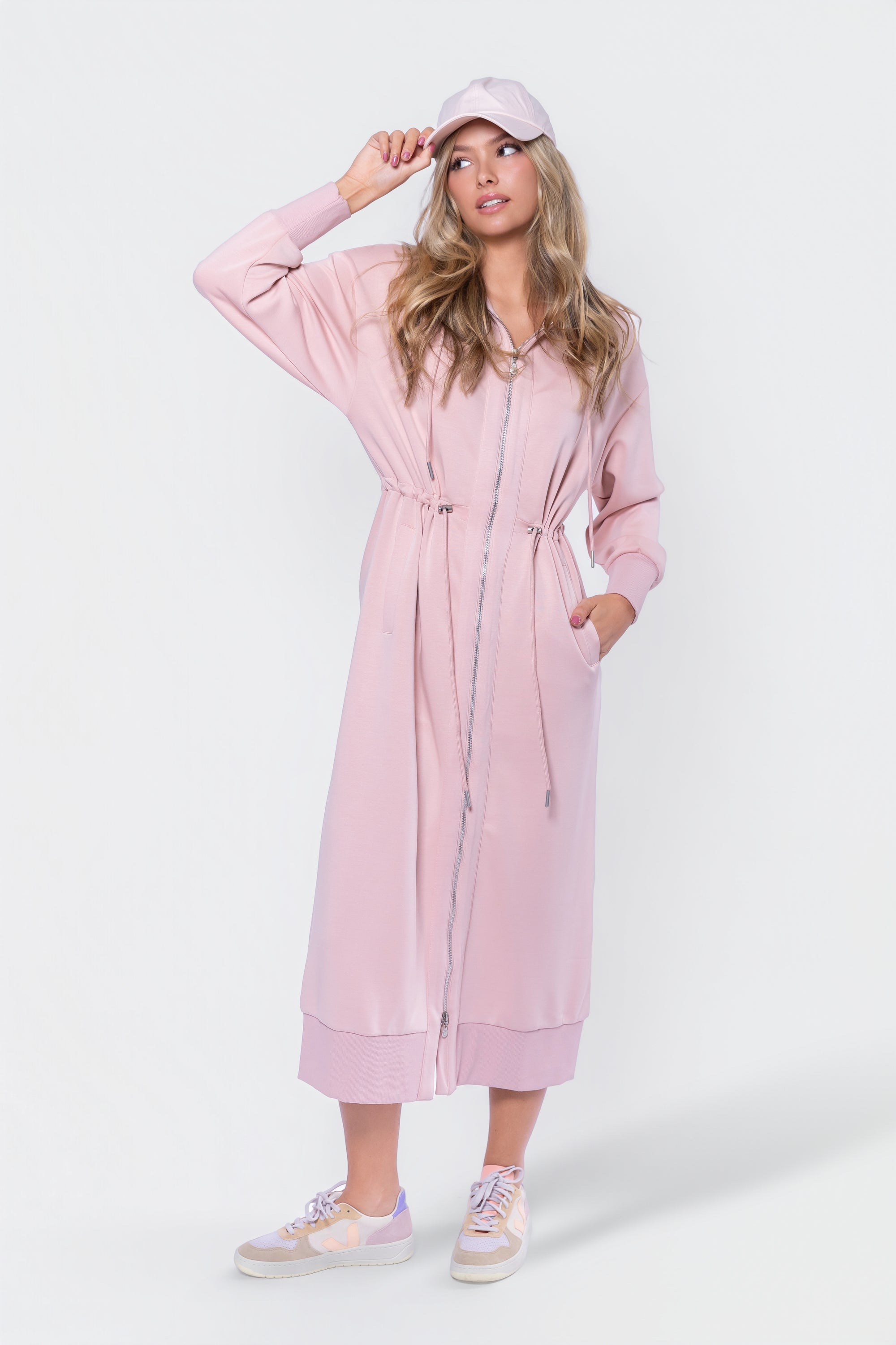 Mina Dress 50" (Pink Blush)
