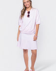 Karla Top Short Sleeve (Light Pink)