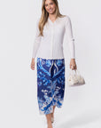Paula Dress (Blue Ground)
