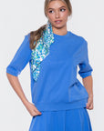 Karla Top Short Sleeve (Marina Blue)