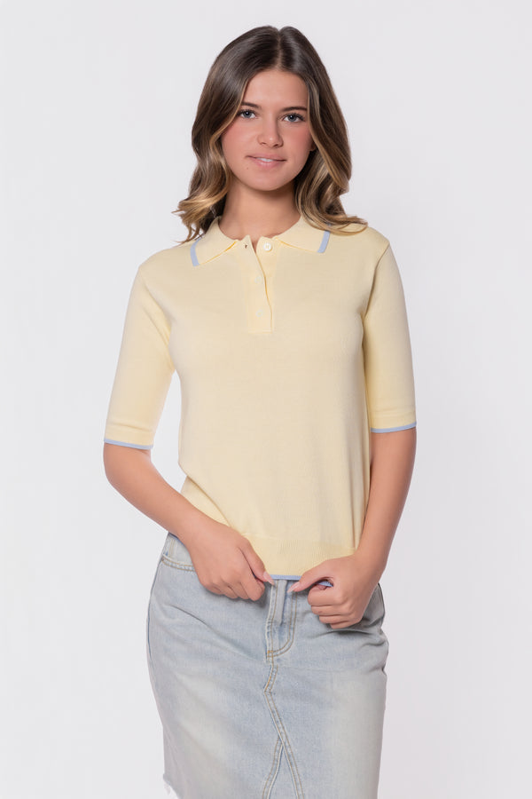 Leah Top (Light Yellow)