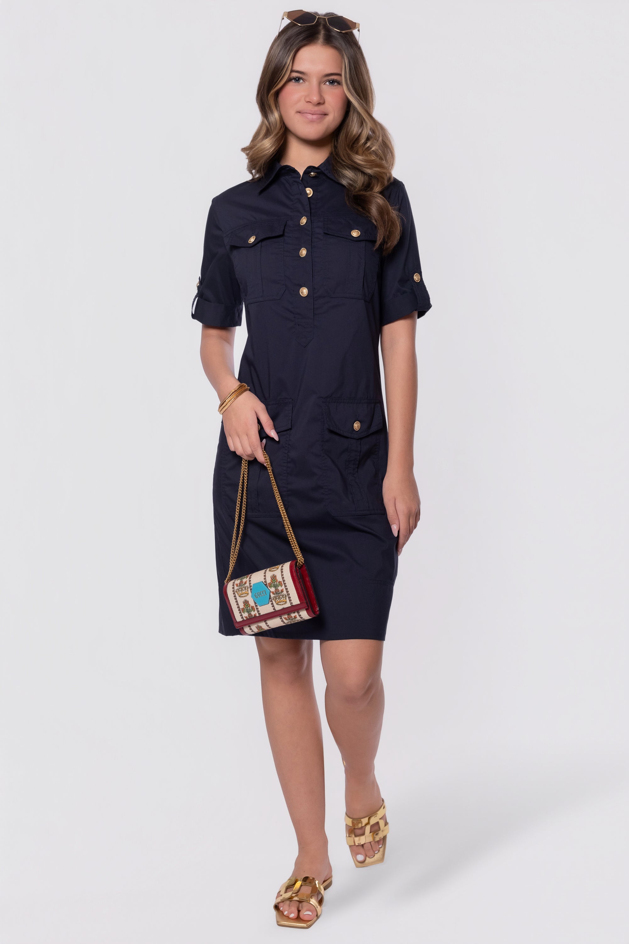 Hayden Dress (Navy)