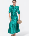 Audrey Dress Short Sleeve (Kelly Green)