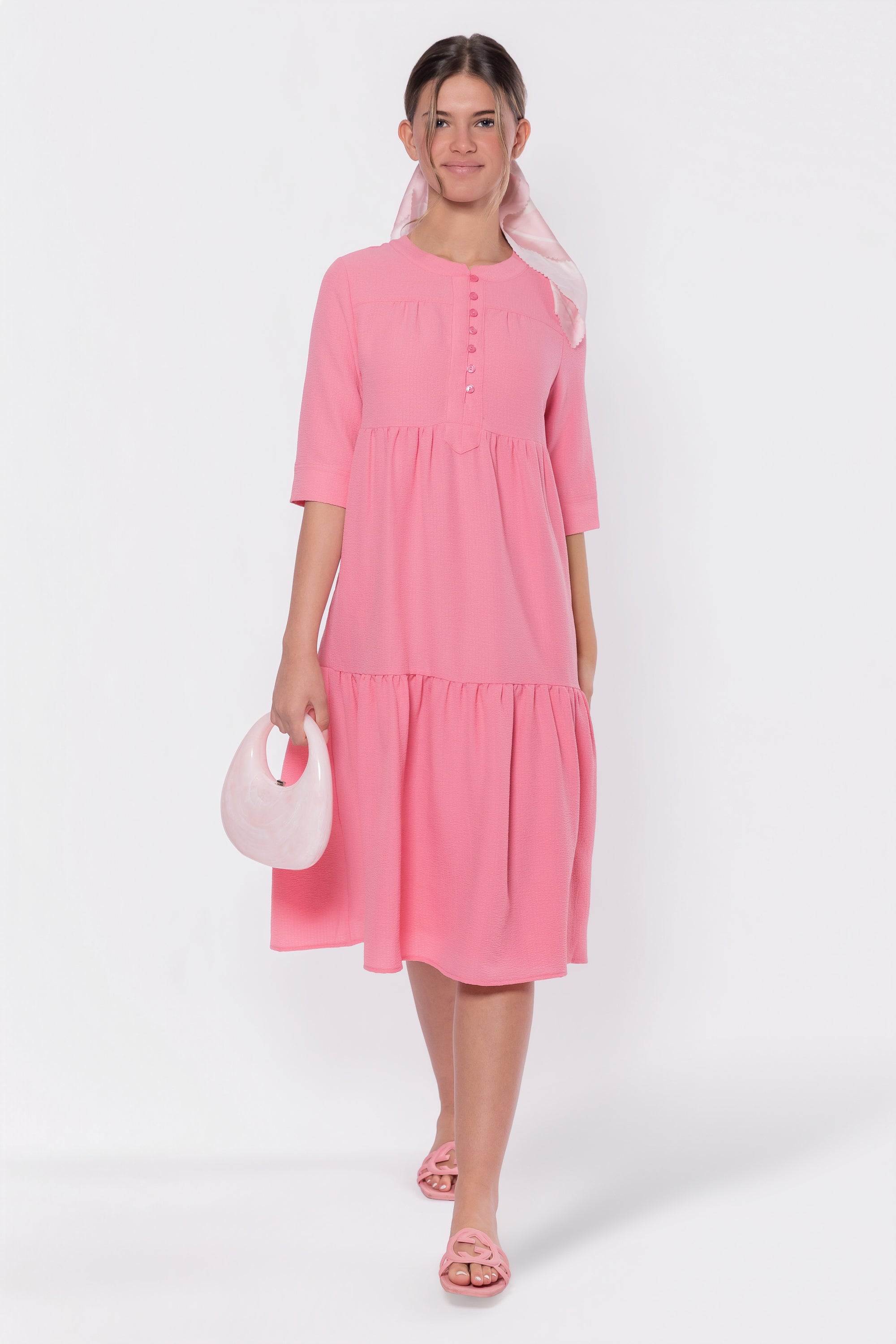 Mali Dress 42" (Pink)