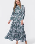 Leslie Dress (Green Pattern)