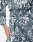 Leslie Dress (Green Pattern)