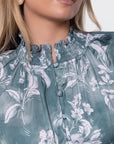 Leslie Dress (Green Pattern)