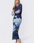 Alia Dress (Navy Ground)