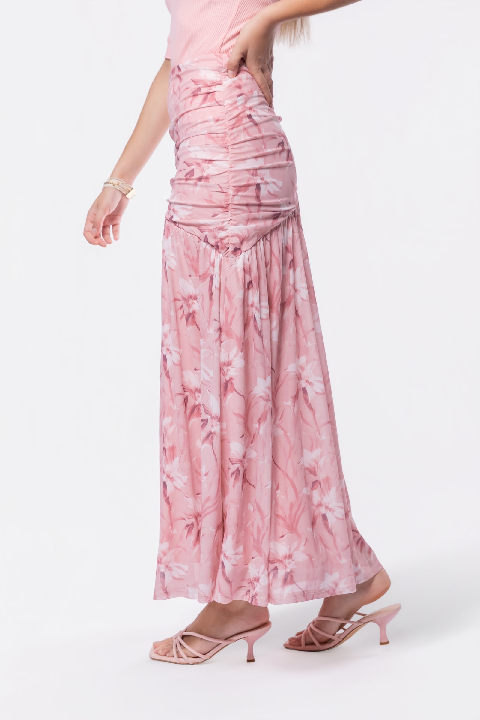 Miri Skirt (Pink Pattern)