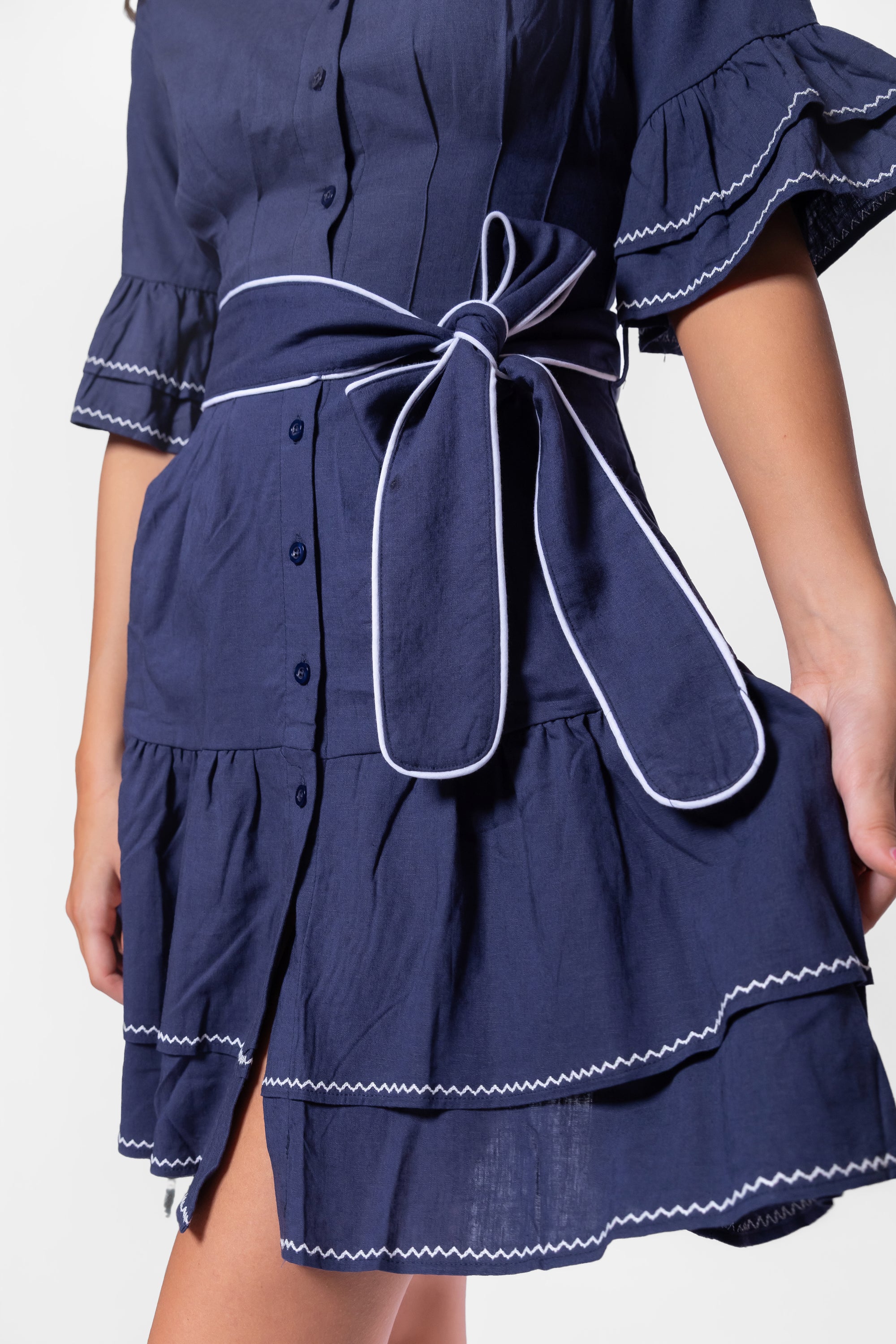 Hazel Dress (Navy)