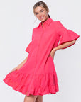 Lola Dress (Coral Pink)