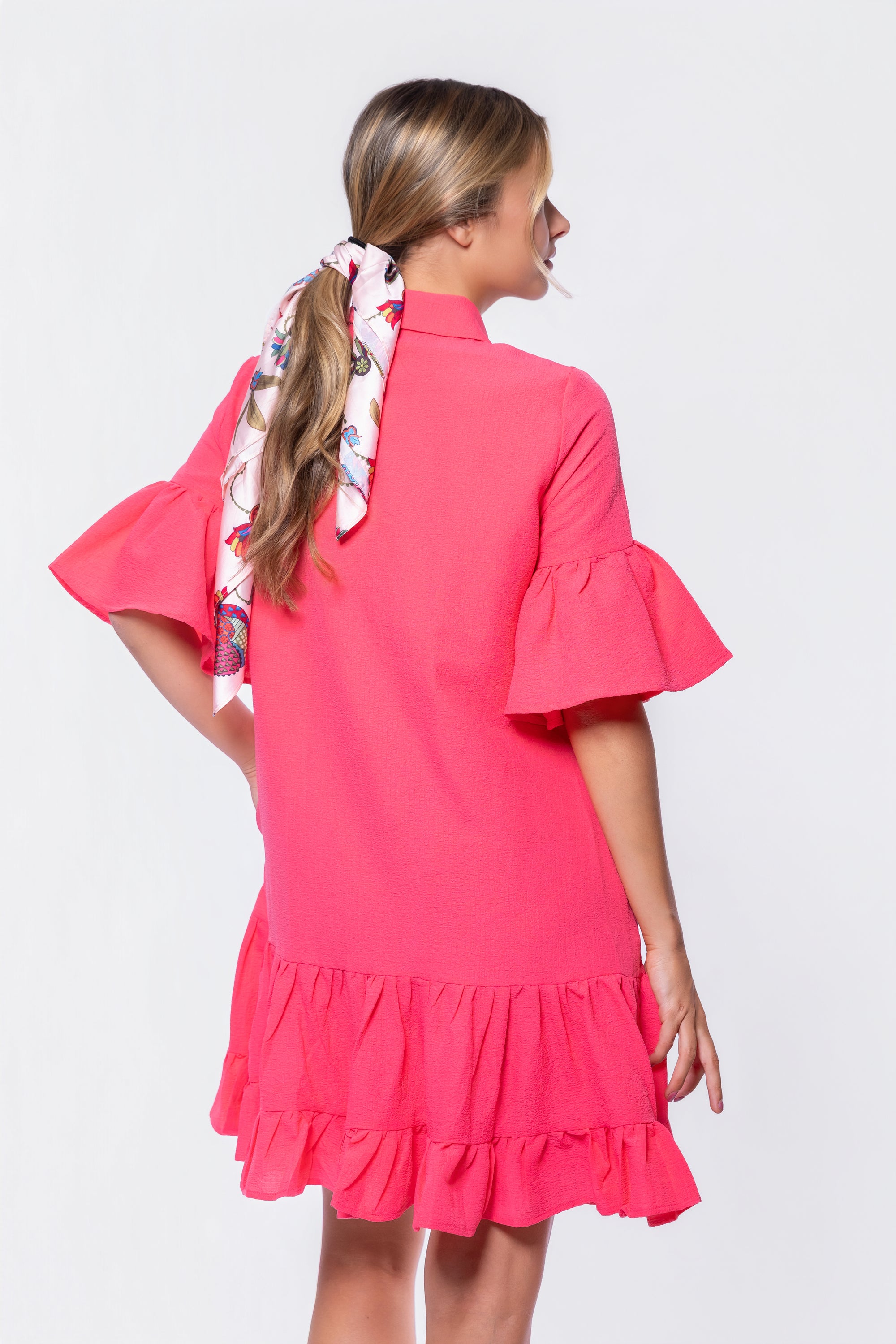 Lola Dress (Coral Pink)