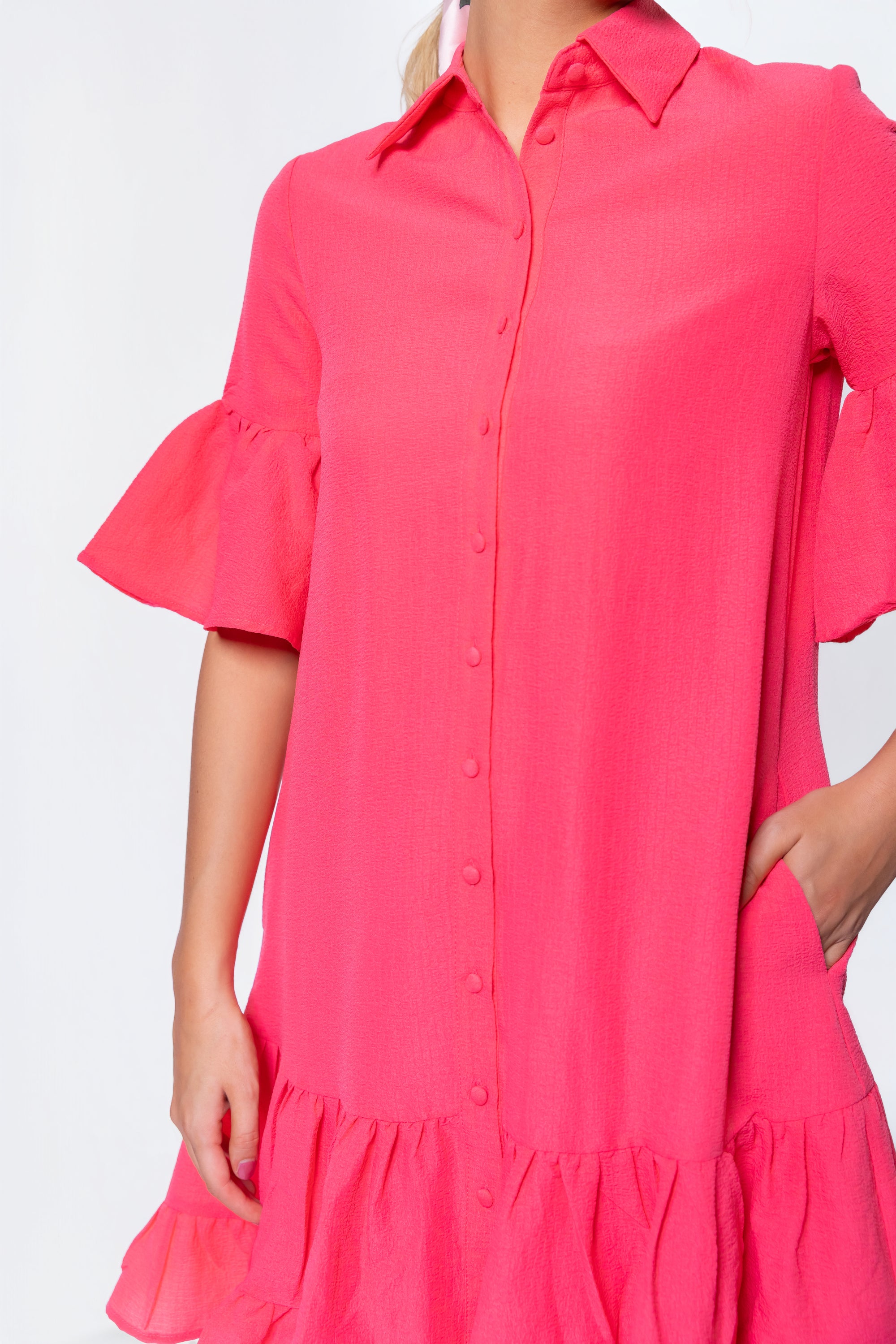 Lola Dress (Coral Pink)