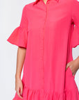 Lola Dress (Coral Pink)