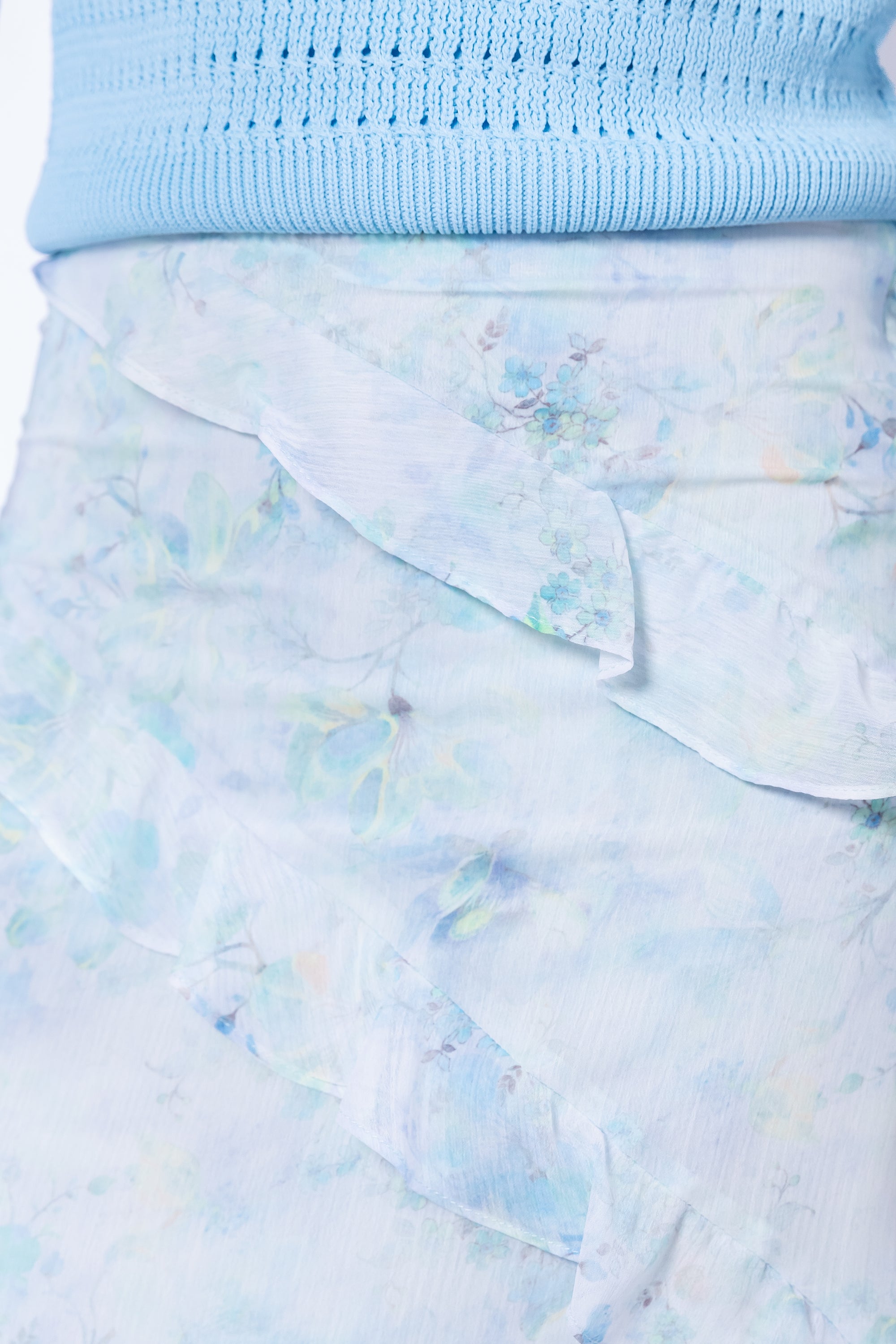 Laurel Skirt (Blue Flower)