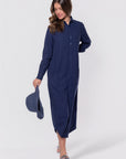 Bonnie Dress 49" (Navy)