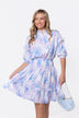 Olivia Dress 39" (Blue Flower)
