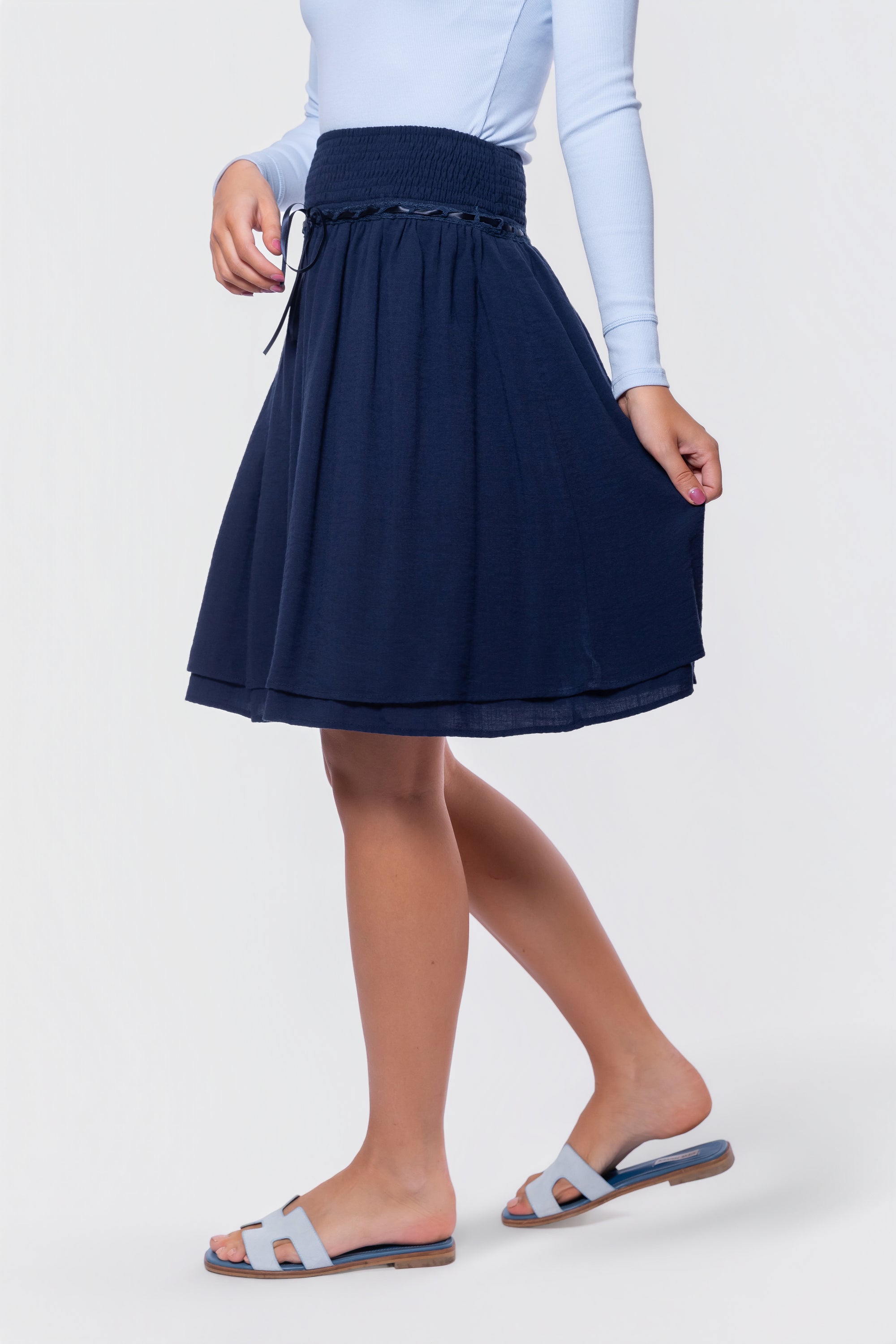 Avery Skirt 23" (Navy)
