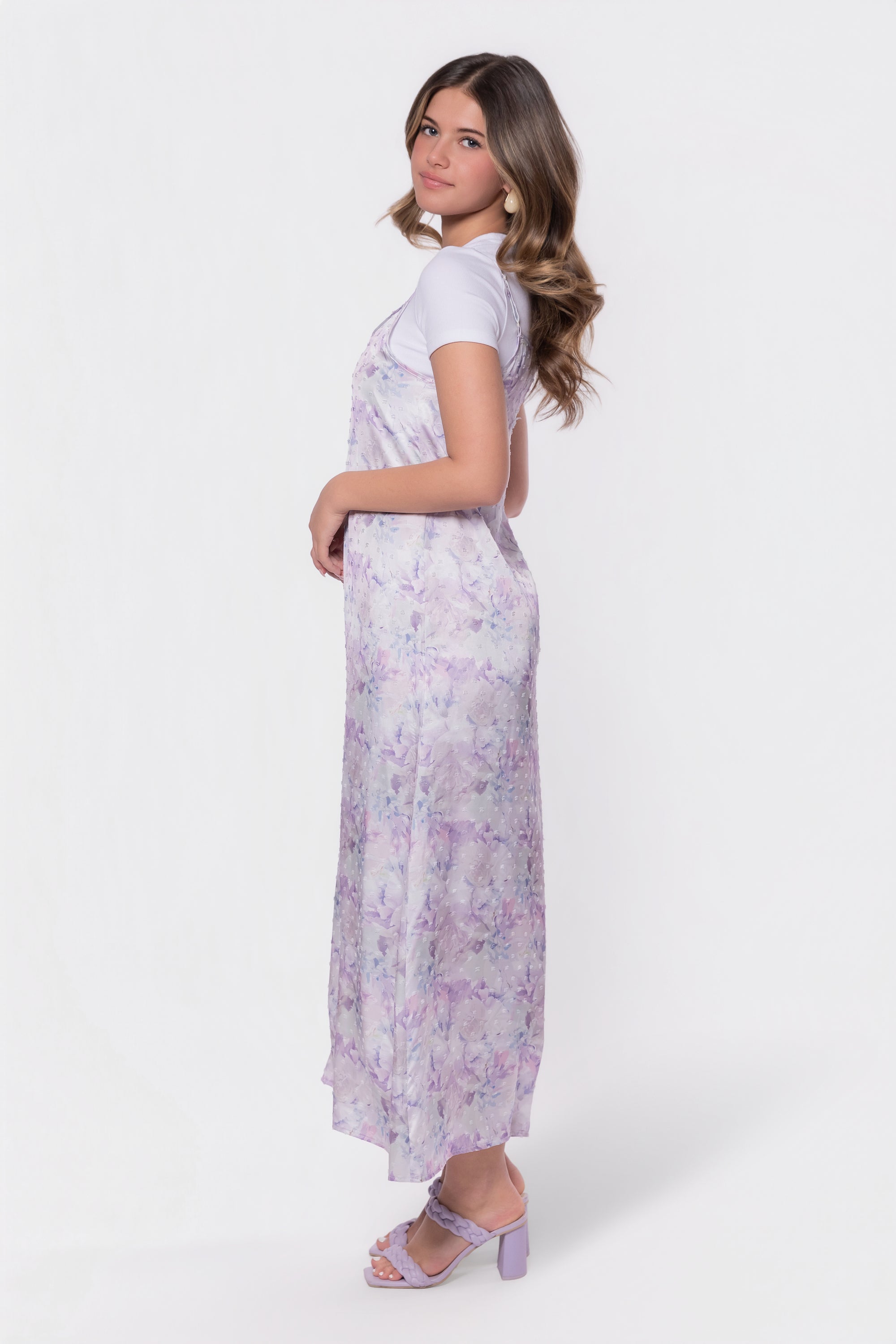 pink and sage dress Joanna Floral Maxi Dress- Pink/Sage