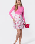 Tessa Skirt (Pink/White)