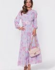 Valentina Dress (Purple/Pink)