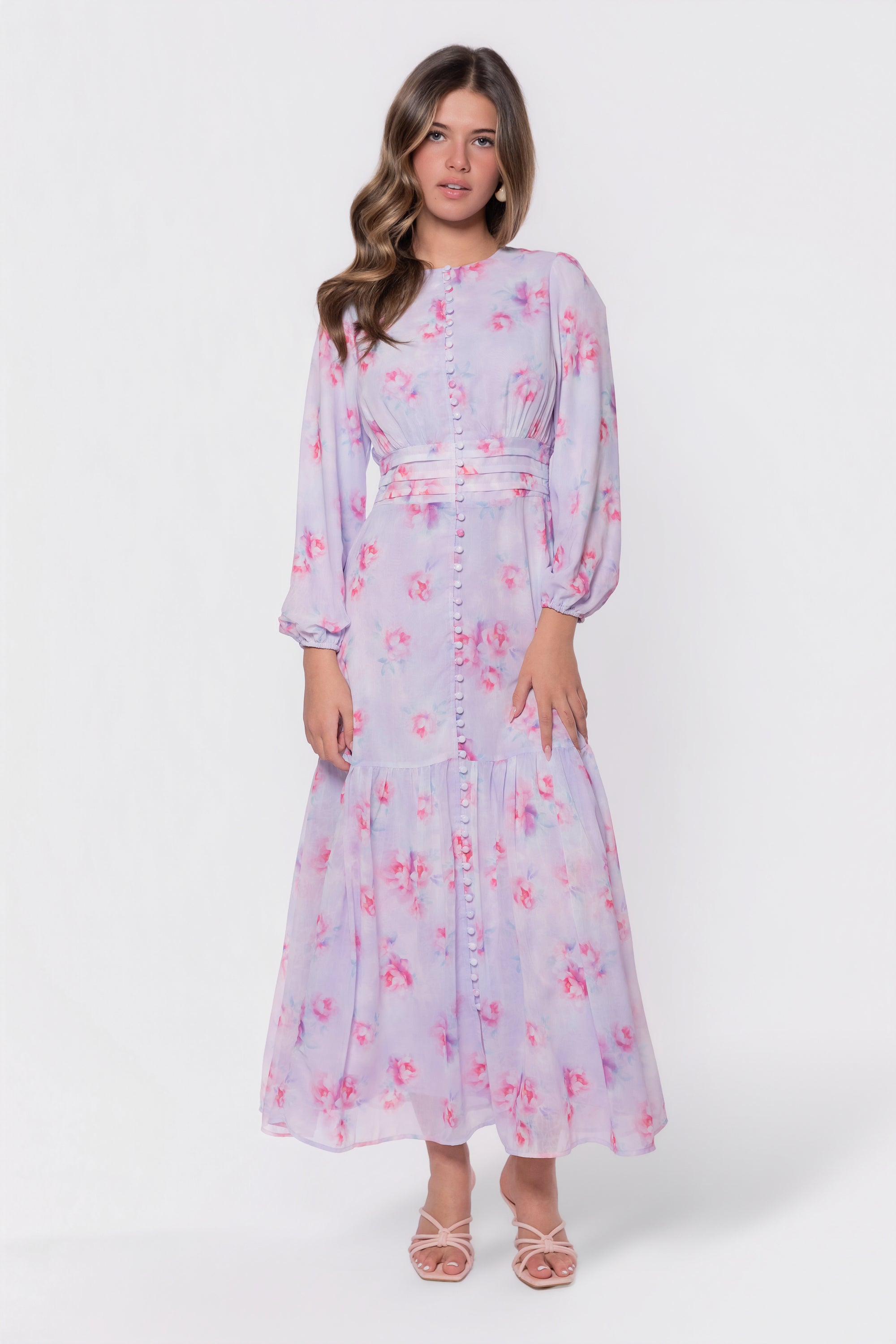 Valentina Dress (Purple/Pink)