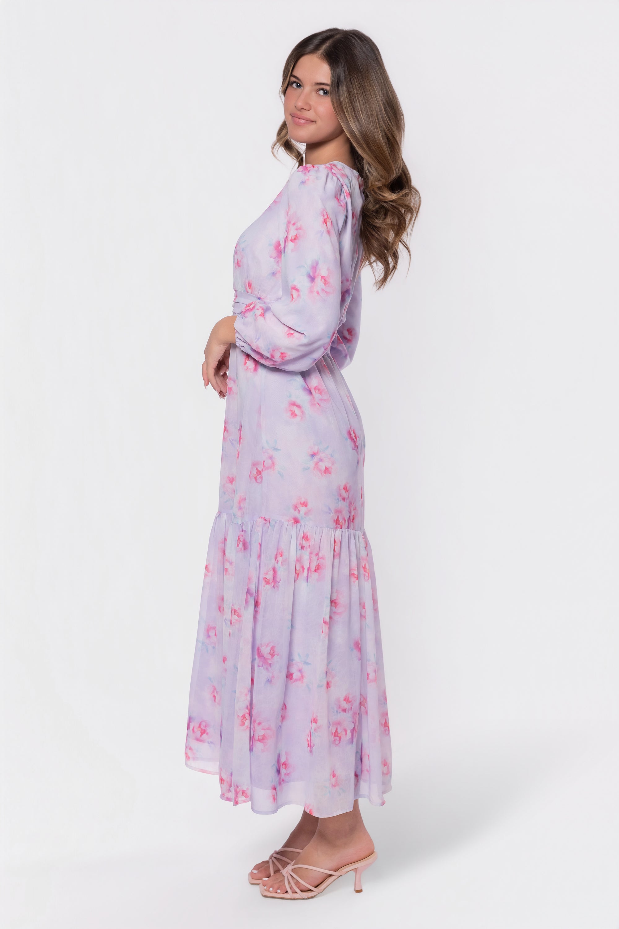 Valentina Dress (Purple/Pink)