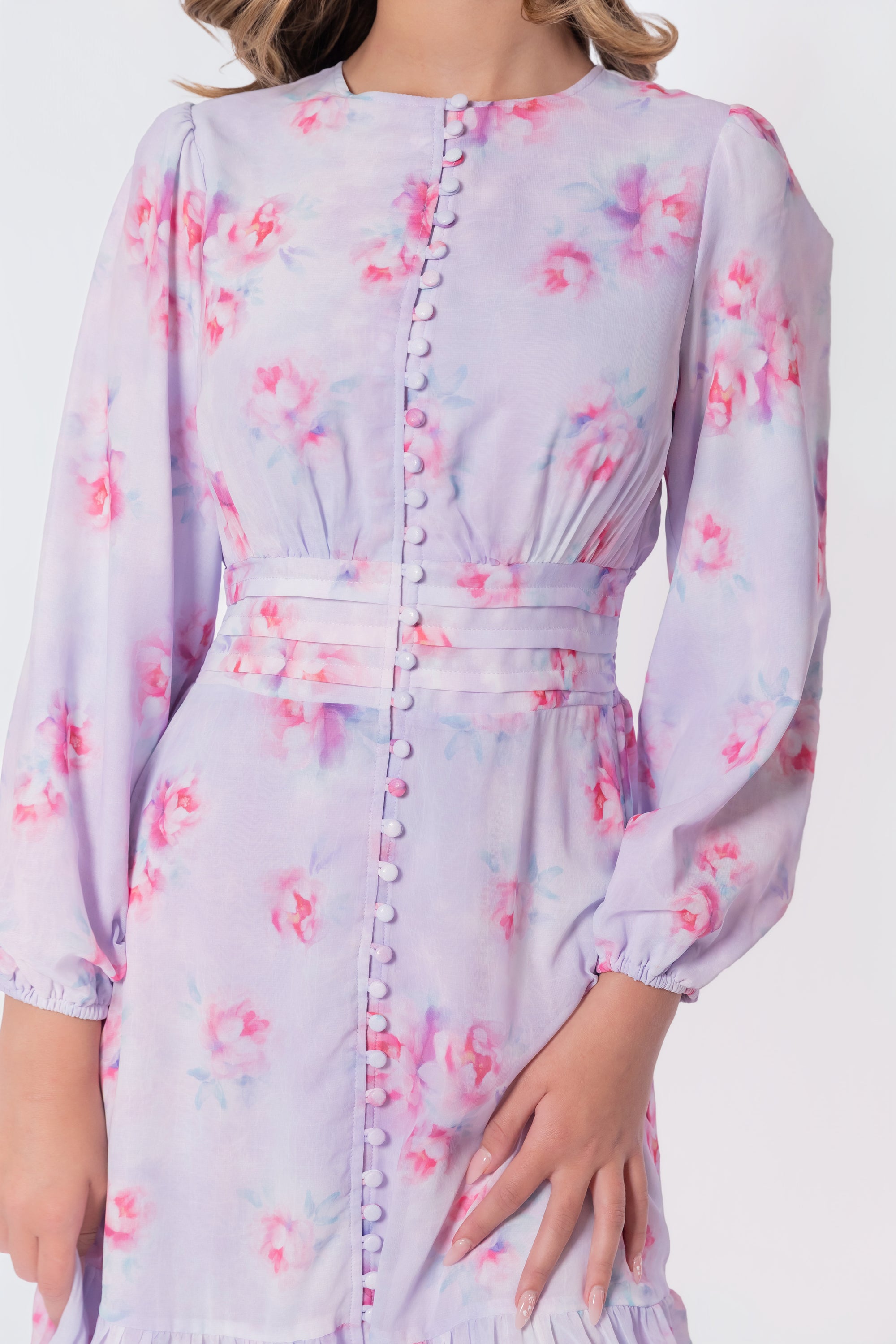 Valentina Dress (Purple/Pink)