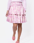 Zena Skirt 23" (Light Pink Flower)