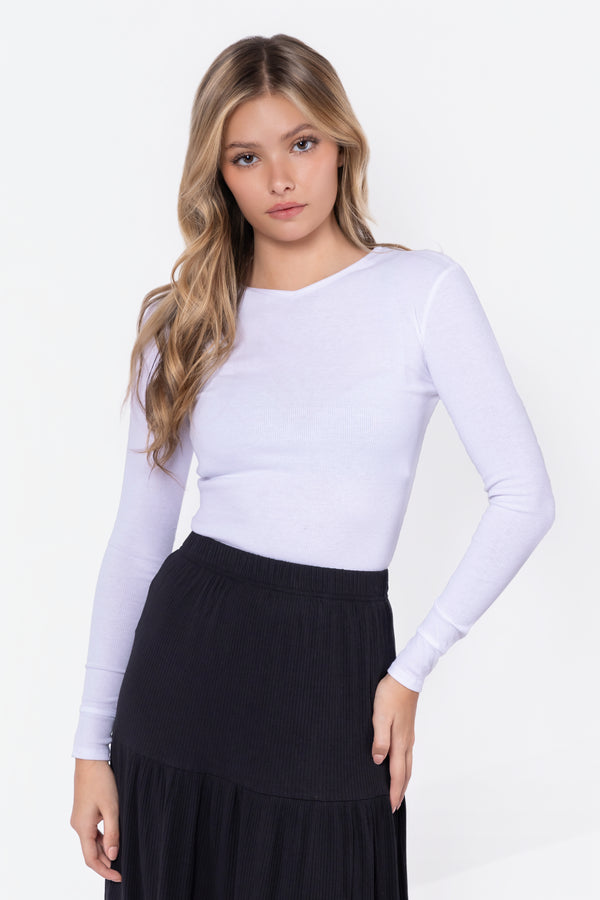 Romi Top Long Sleeve (White)