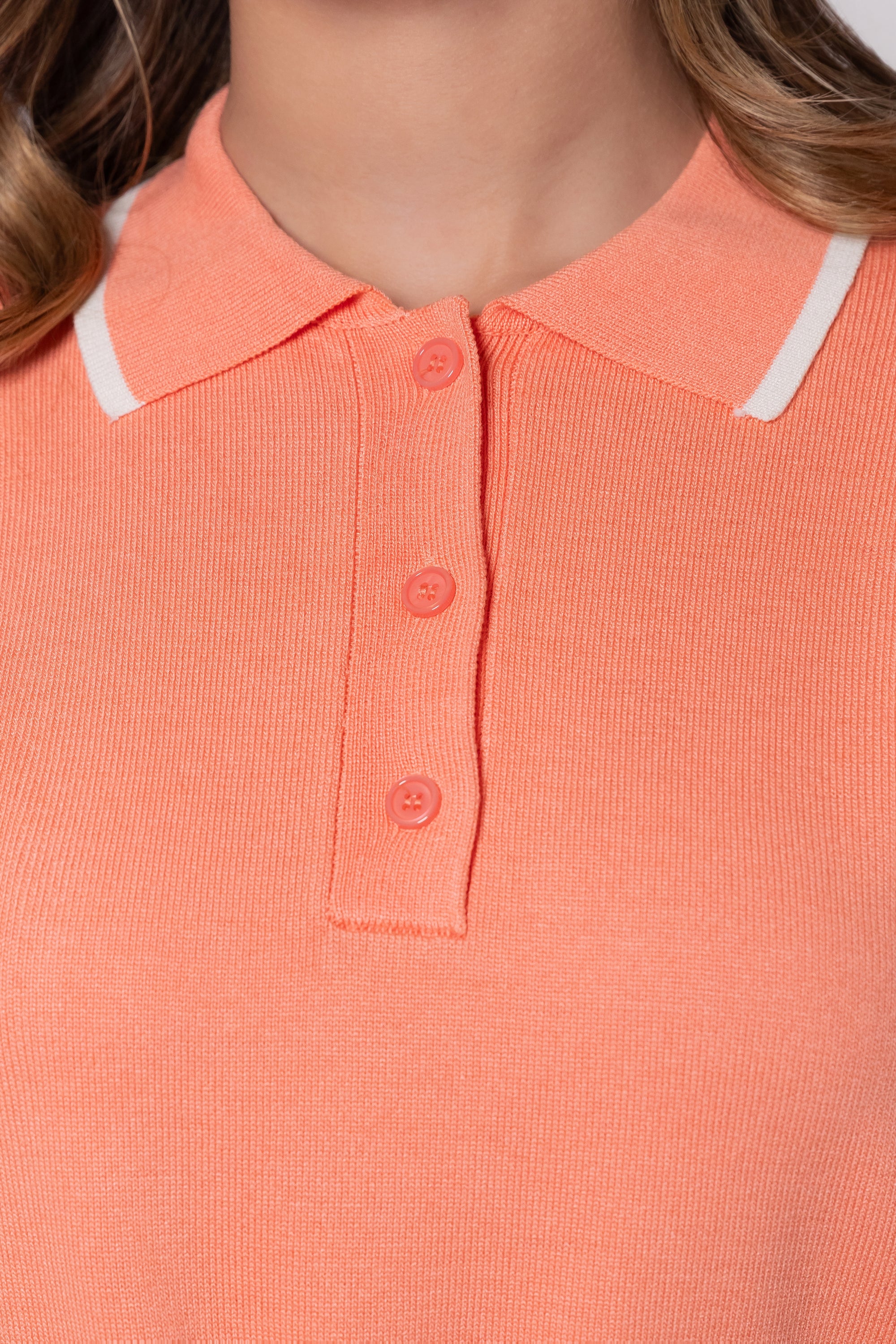 Leah Top (Coral Pink)