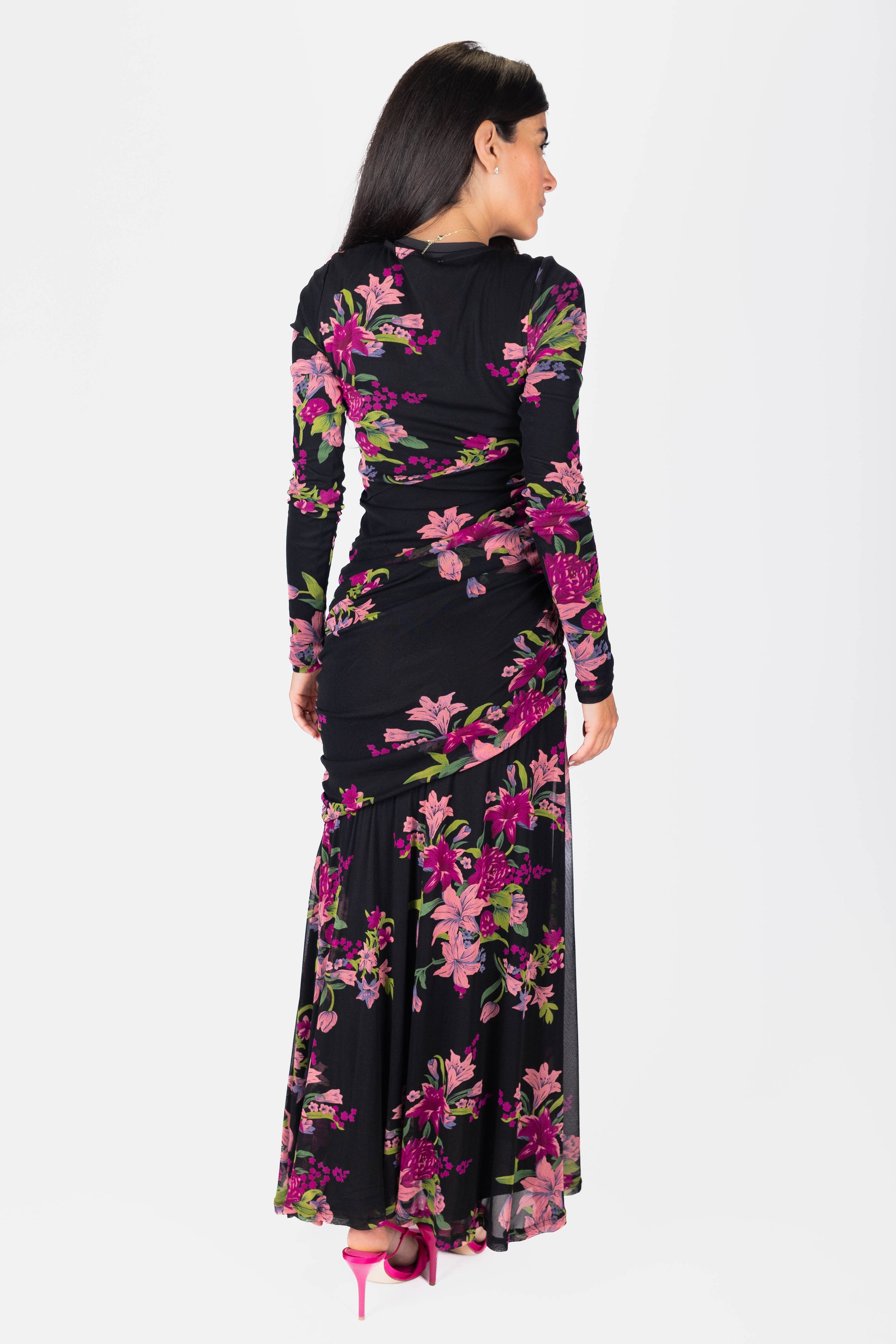 Miri Dress (Black Pattern)