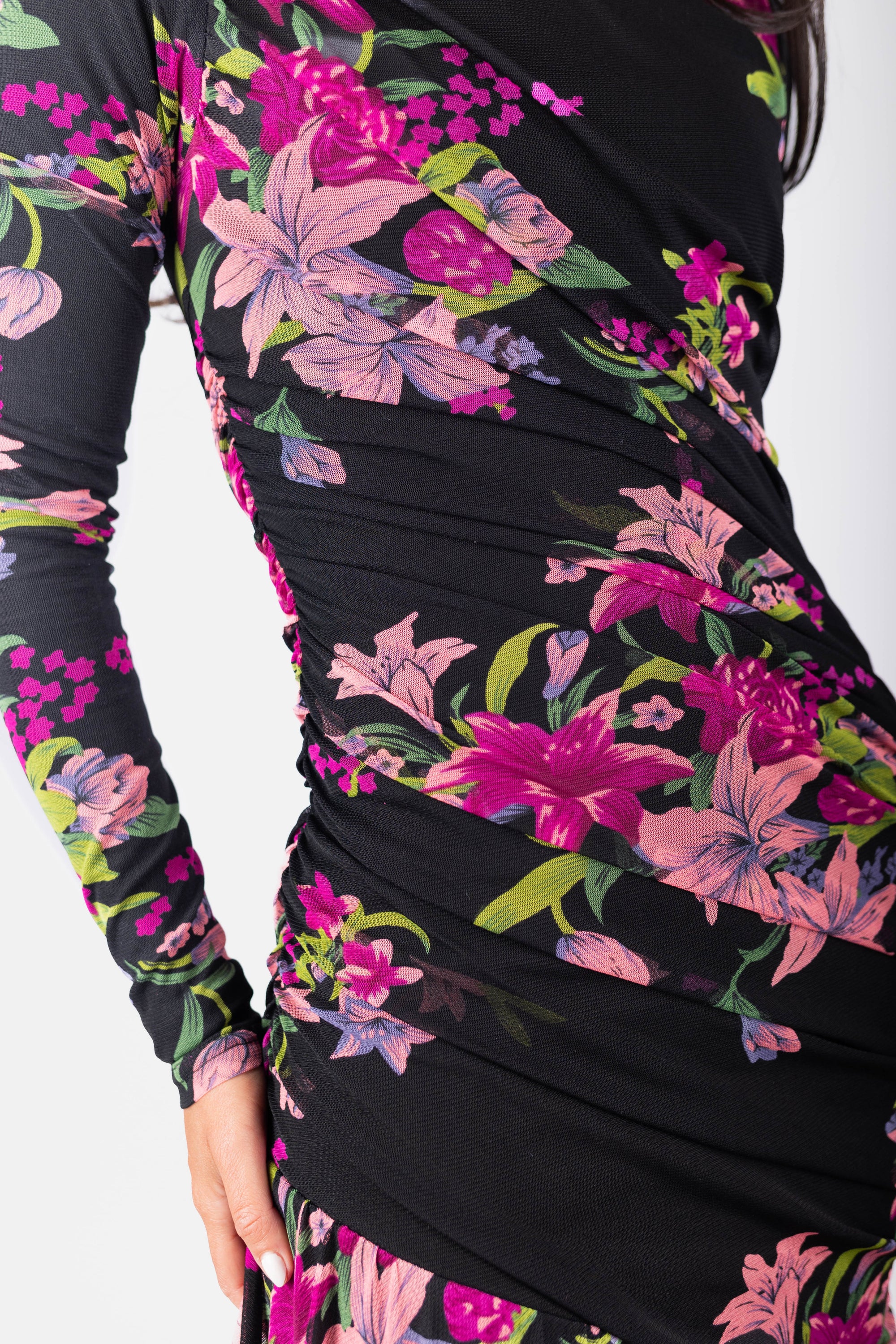 Miri Dress (Black Pattern)