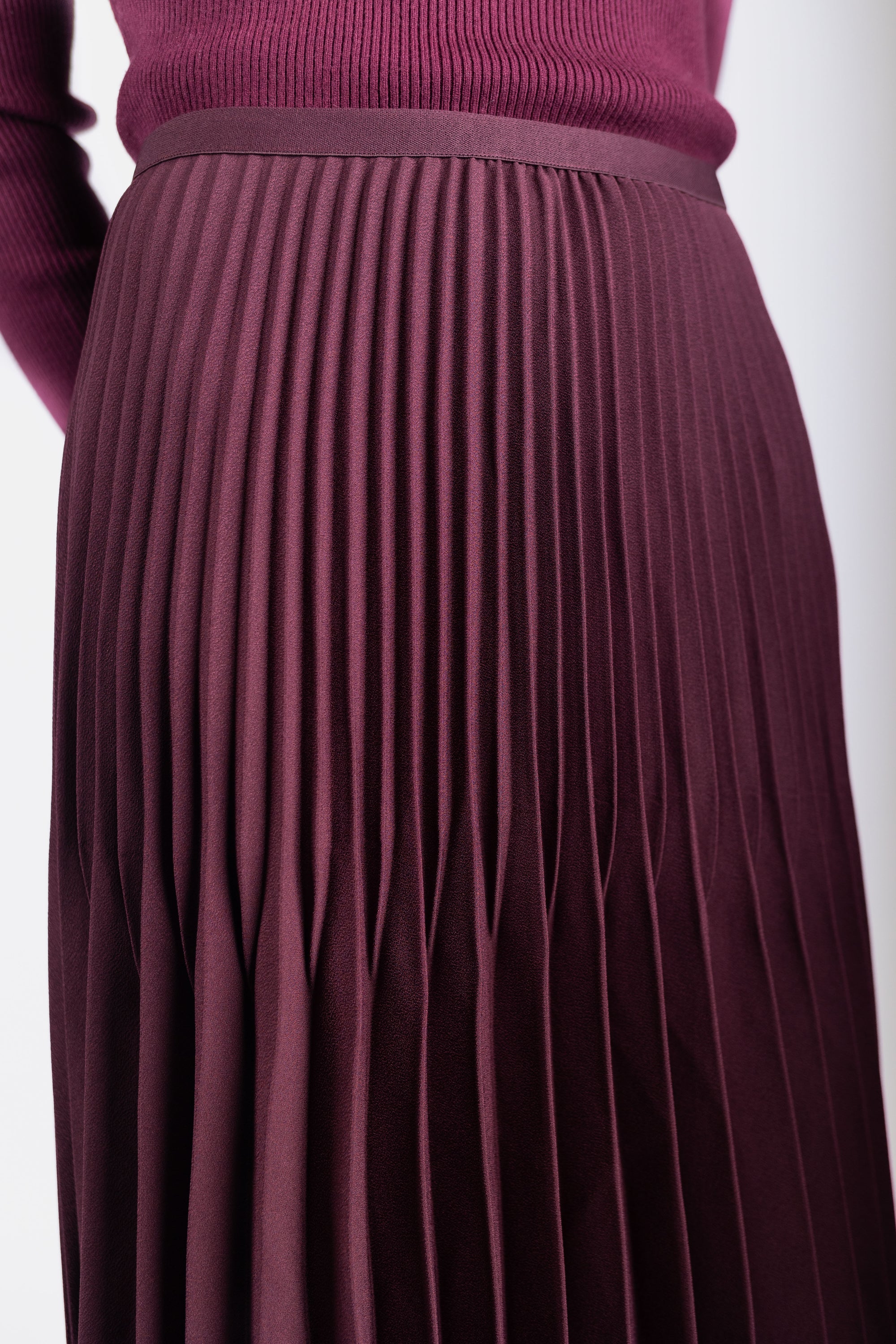 Astra Skirt (Burgundy)