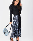 Dakota Skirt (Black/Blue)