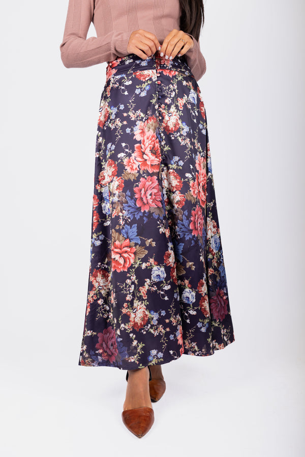 Josephine Skirt (Purple Ground)