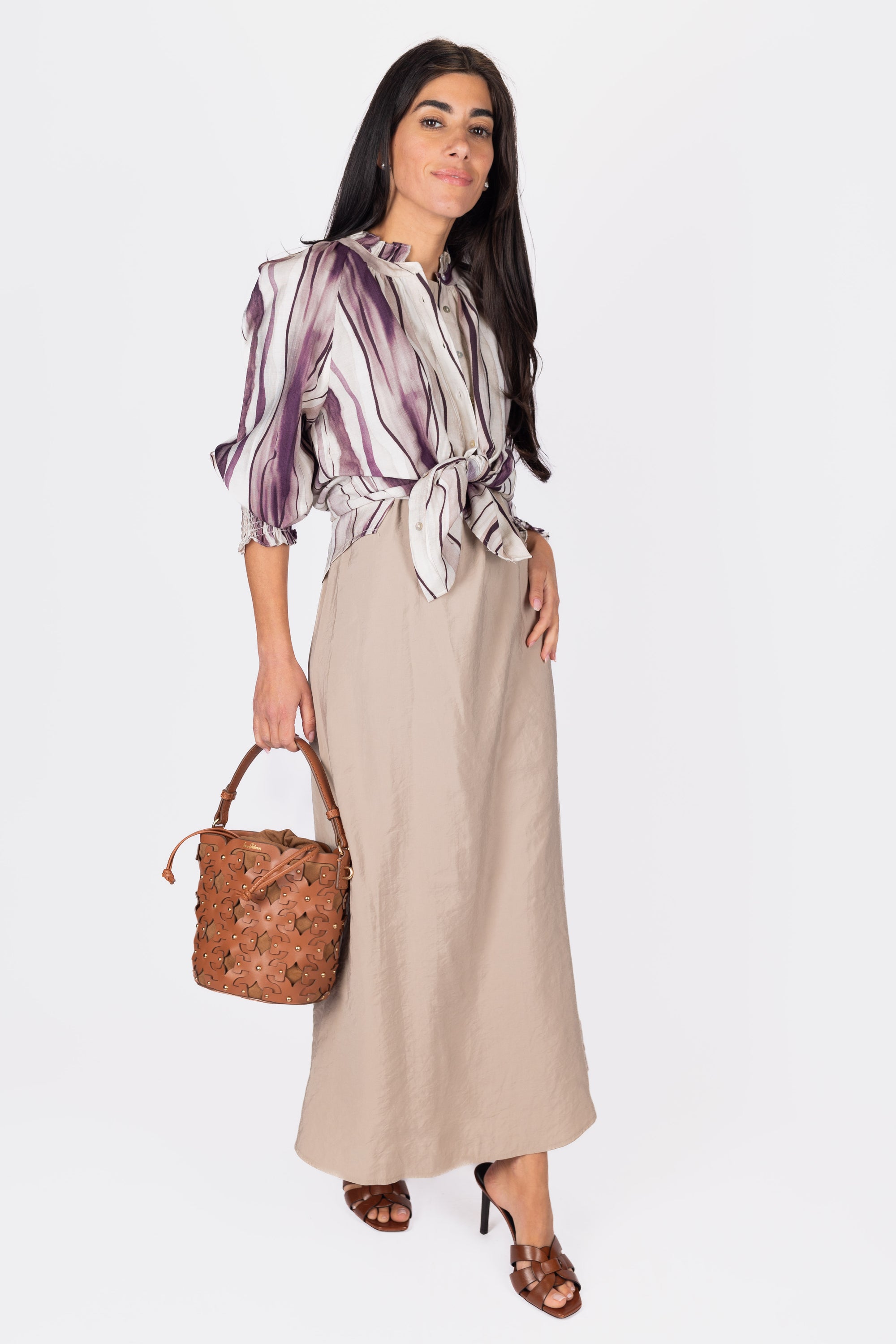 ELIA TOP (BROWN)