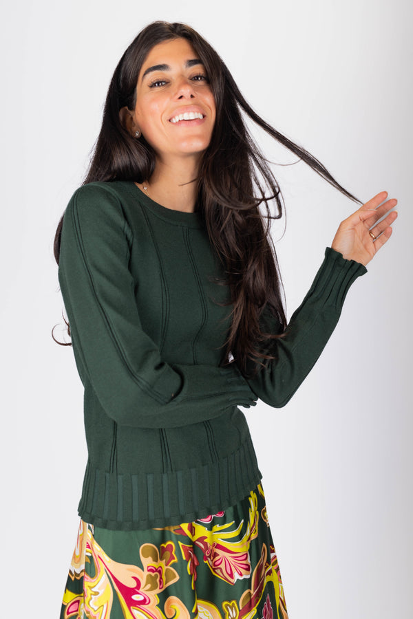 Claire Top (Dark Green)