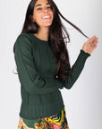 Claire Top (Dark Green)