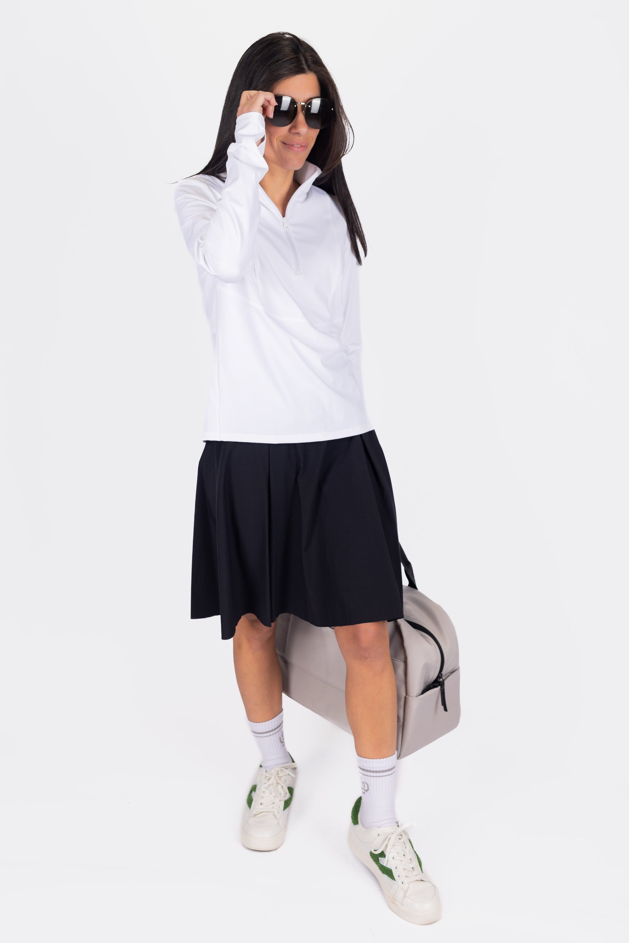 Excel Half Zip (White)