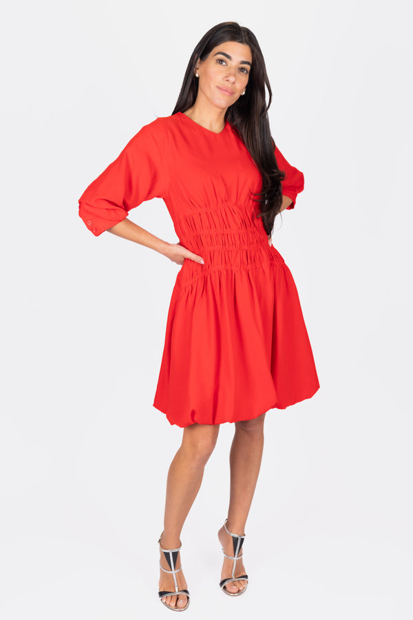 Jazlyn Dress 36" (Red)