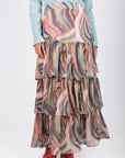 Suri Skirt  (Pink Multi)