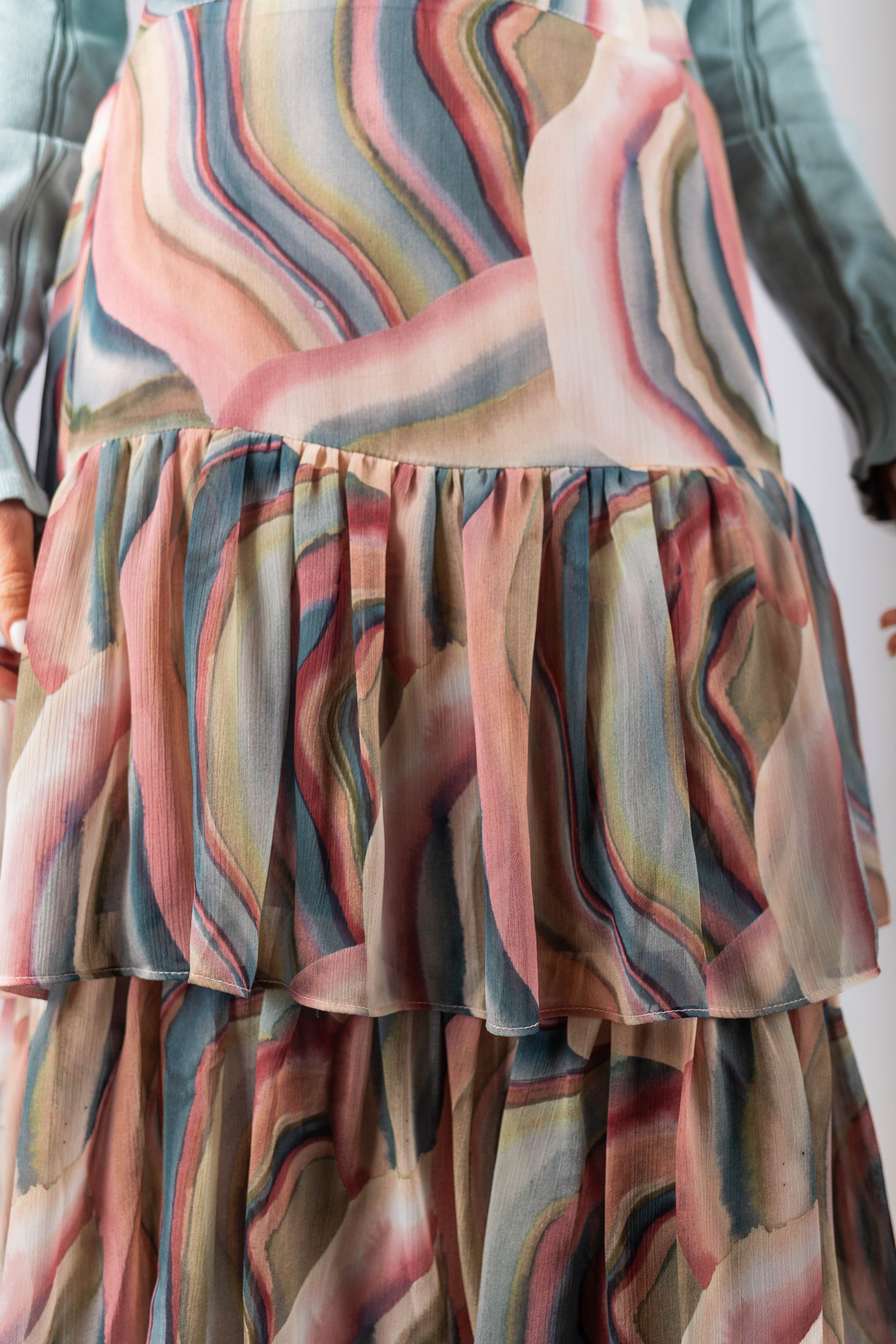 Suri Skirt  (Pink Multi)