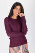 Claire Top (Burgundy)