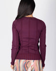 Claire Top (Burgundy)