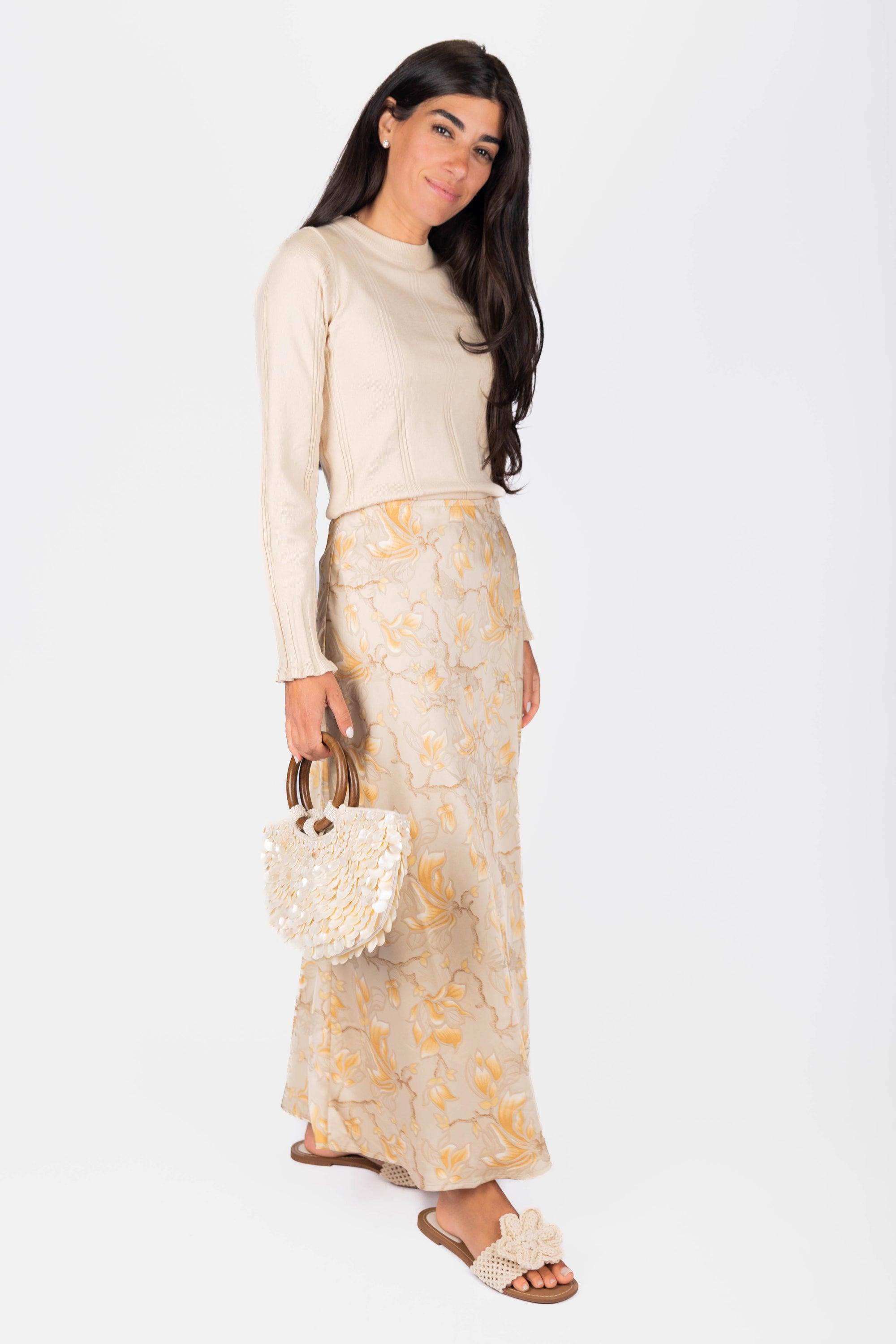 Claire Top (Beige)