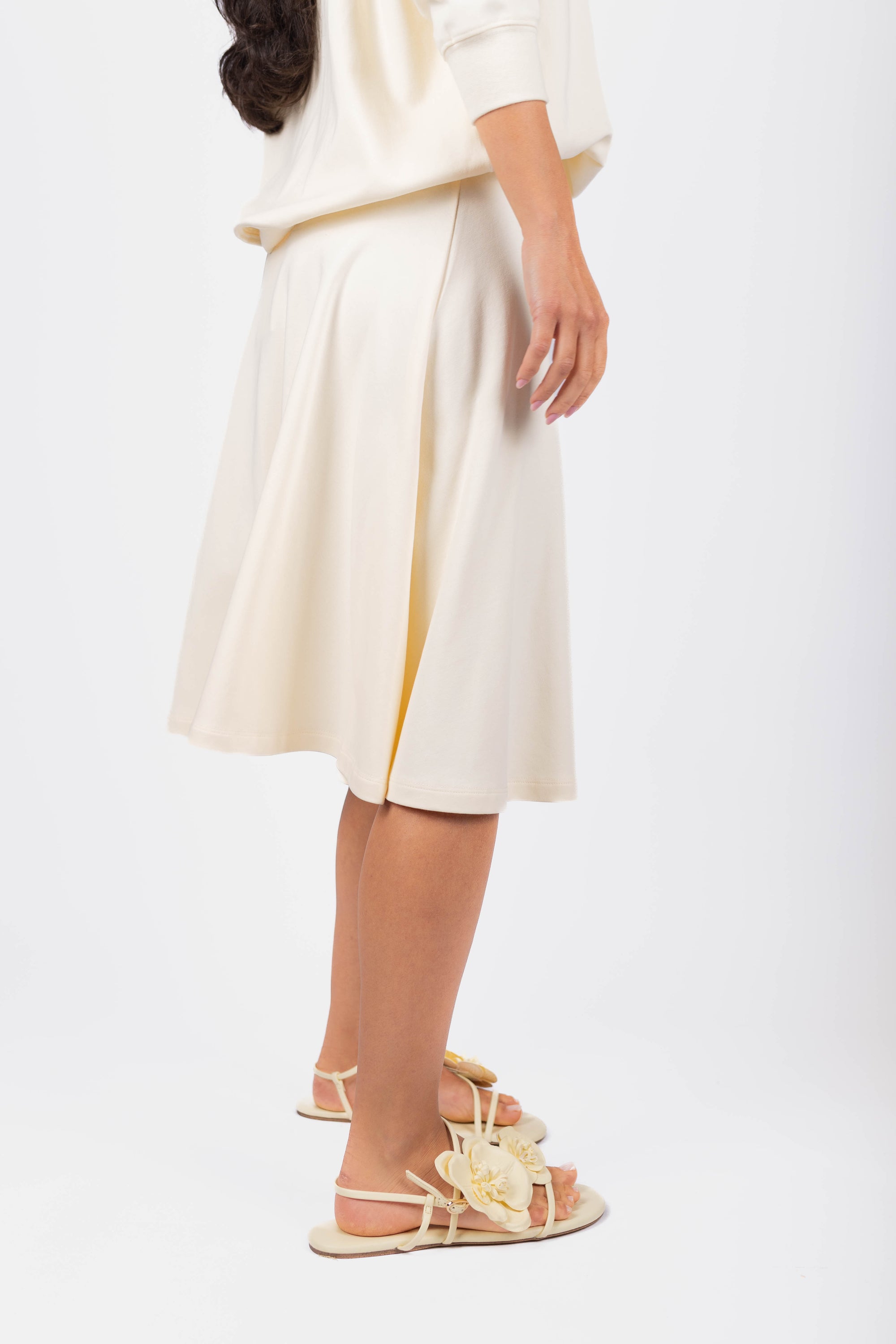 Karla Skirt 25&quot; (Light Yellow)