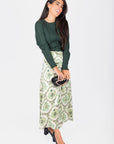 Sylvie Skirt (Green Flower)